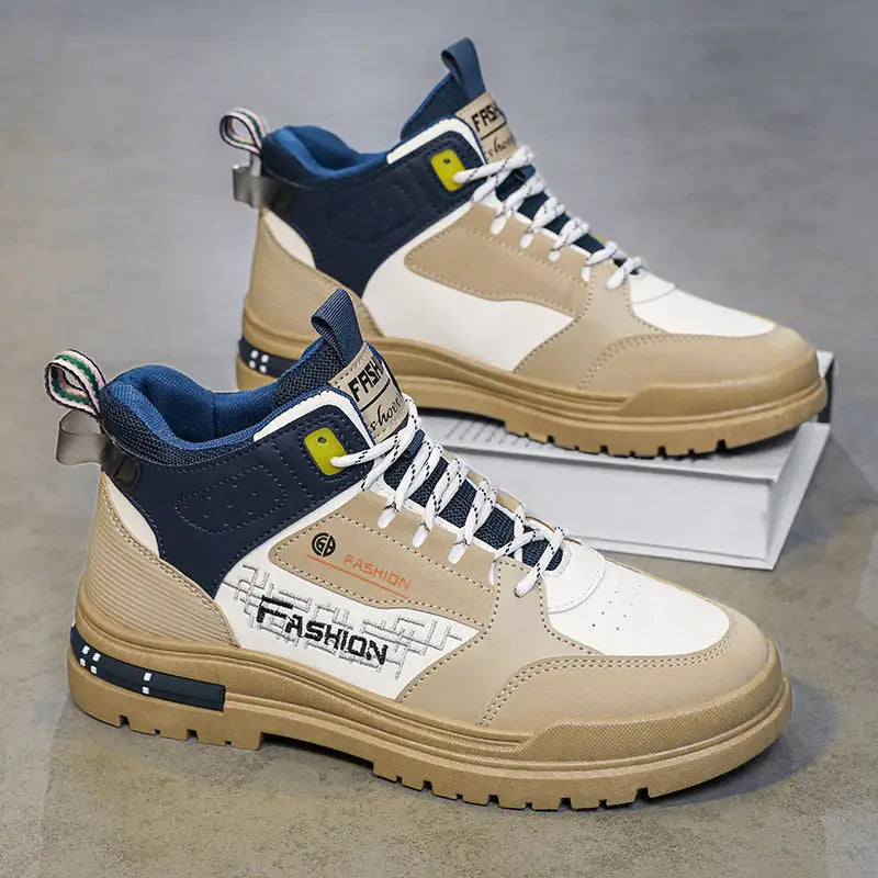 Outdoor Sports Platform Men's High-top Tooling Snow Boots Beyond Trends Hub