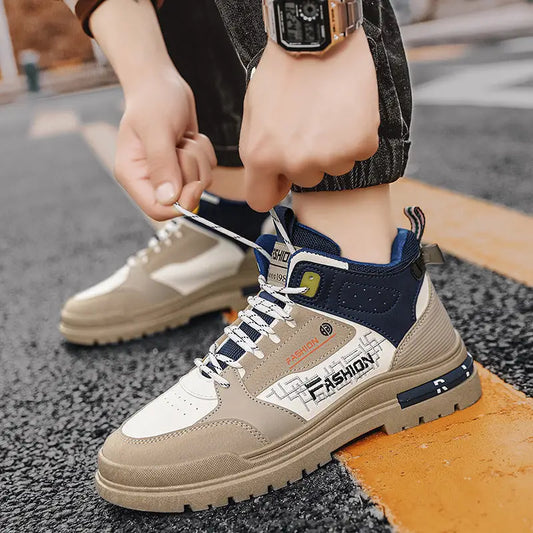 Outdoor Sports Platform Men's High-top Tooling Snow Boots Beyond Trends Hub