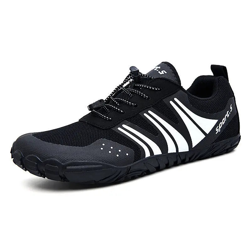 Outdoor Wading Shoes Quick-drying Shoes Beach Shoes Hiking Shoes Fishing Sports Shoes - Black / 35