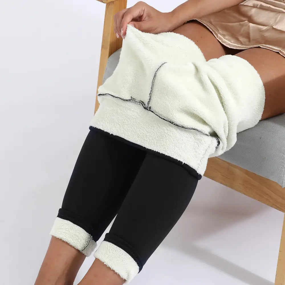 Oversized Cashmere Tight Thermal Pants Autumn And Winter Cashmere Leggings For Women Beyond Trends Hub