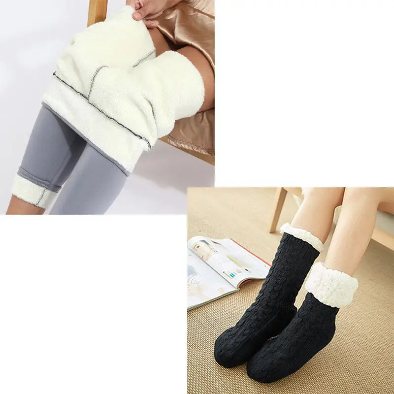 Oversized Cashmere Tight Thermal Pants Autumn And Winter Cashmere Leggings For Women Beyond Trends Hub