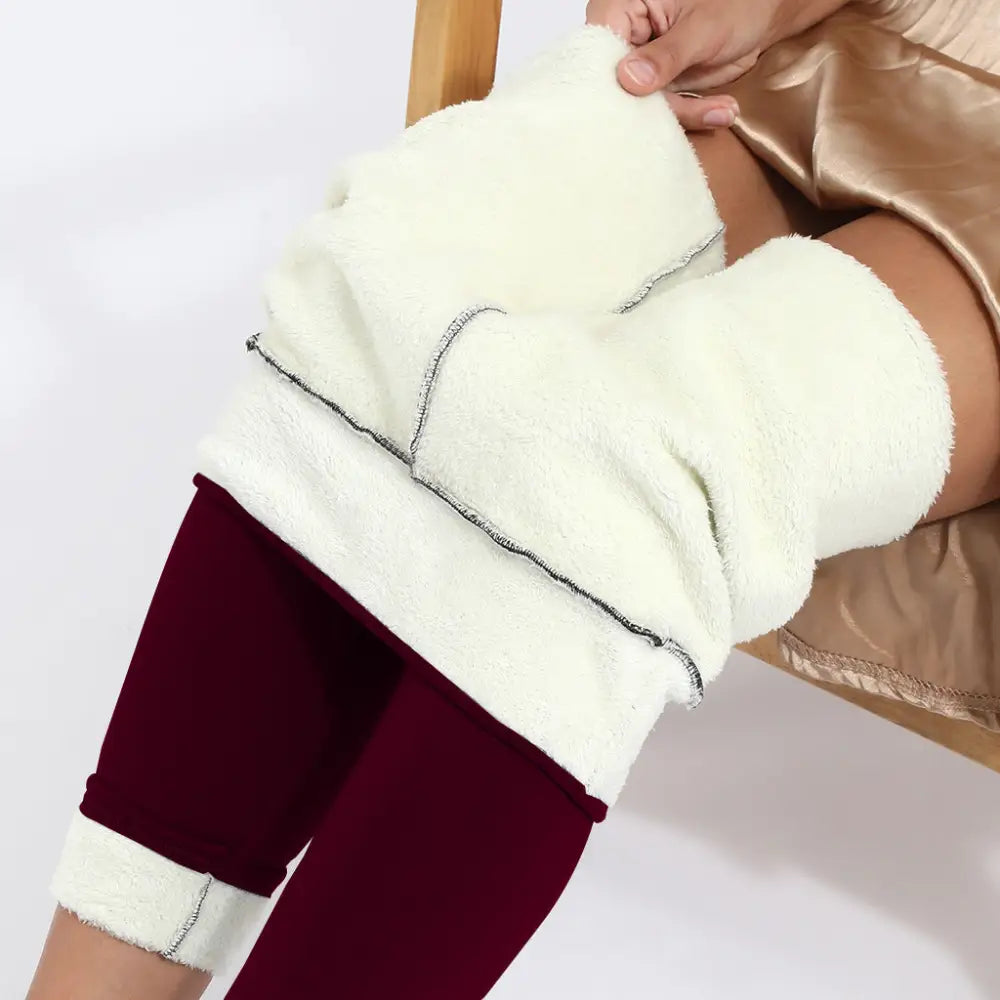Oversized Cashmere Tight Thermal Pants Autumn And Winter Cashmere Leggings For Women Beyond Trends Hub