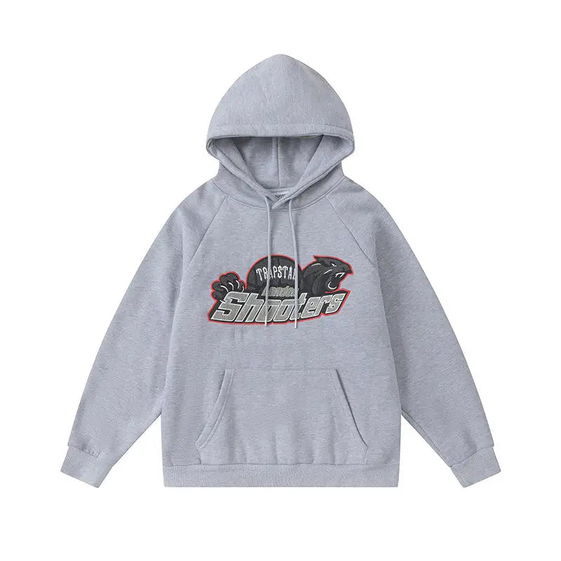 Padded Hooded Sweatshirt Zipper Pants Men And Women Sweatpants Set - Beyond Trends Hub 