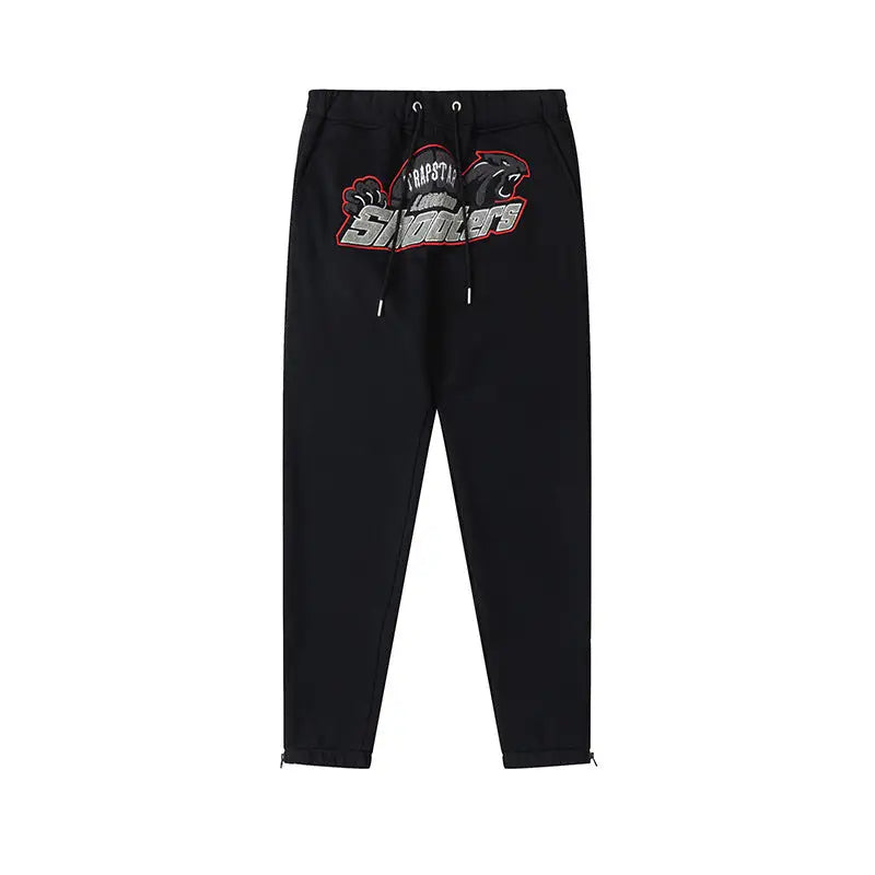Padded Hooded Sweatshirt Zipper Pants Men And Women Sweatpants Set - Beyond Trends Hub 