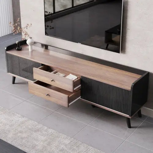 Particleboard TV Cabinet - Black - 5