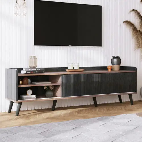 Particleboard TV Cabinet - Black - 5