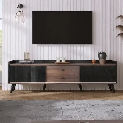 Particleboard TV Cabinet - Black - 5