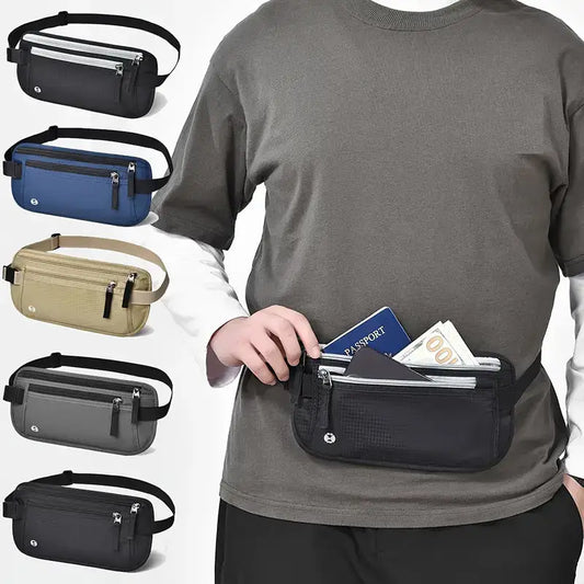 Passport Document Bag Personal Invisible Waterproof Mobile Phone Rfid Waist Bag Beyond Trends Hub