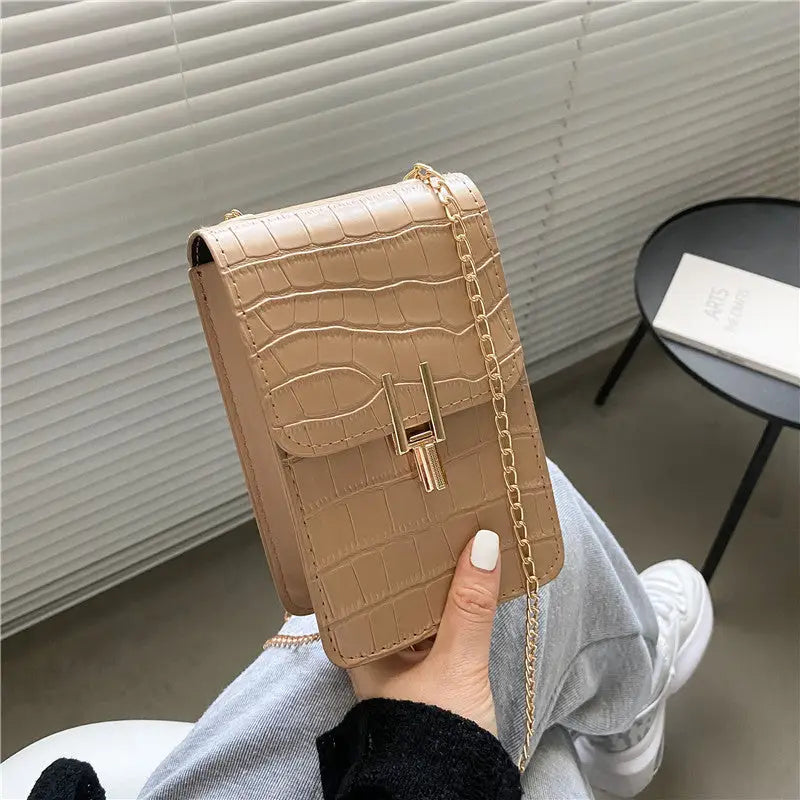 Pattern Fashion Women's Bag High-quality Texture Shoulder Bag Mobile Phone Bag PU Buckle Crossbody Bags For Women - Beyond Trends Hub 
