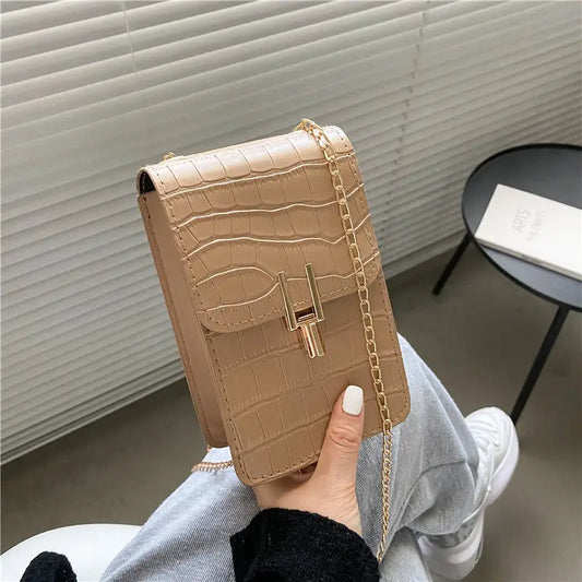 Pattern Fashion Women's Bag High-quality Texture Shoulder Bag Mobile Phone Bag PU Buckle Crossbody Bags For Women - Beyond Trends Hub 