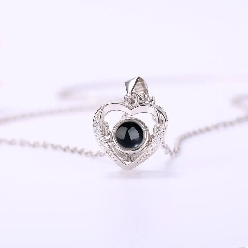 Pendant Necklace For Women Girls Love Memory Heart Necklace Valentine's Day Gift Beyond Trends Hub