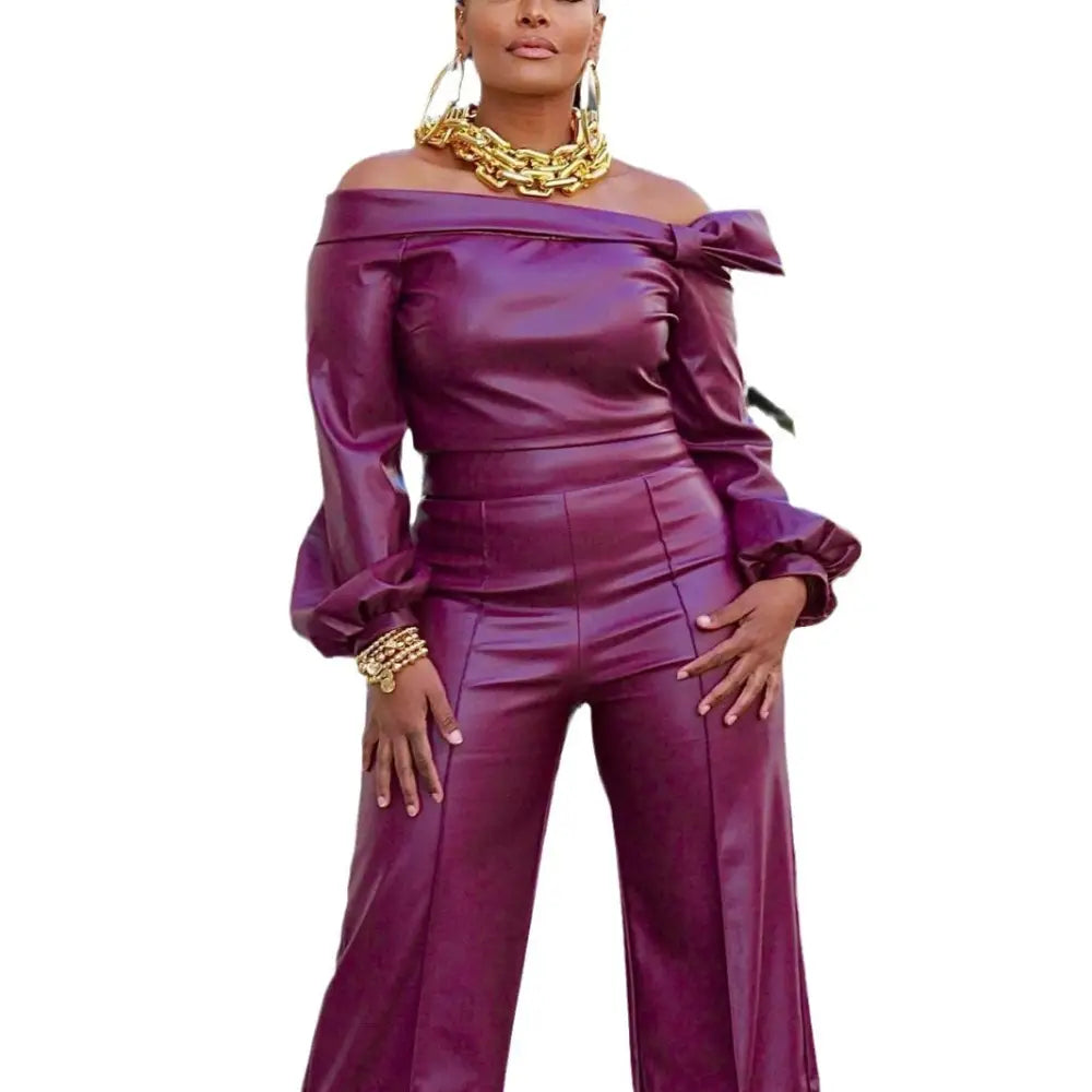 Personality Fashion Leather Suit Women Beyond Trends Hub