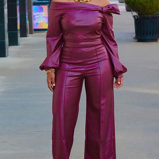Personality Fashion Leather Suit Women Beyond Trends Hub