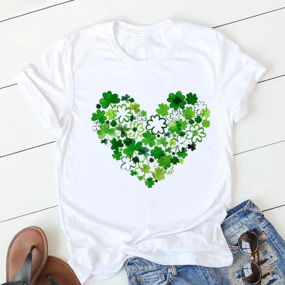 Personalized Letter Print Ladies T-shirt Beyond Trends Hub