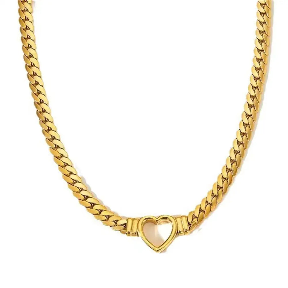 Personalized Love Chain Necklace Bracelet For Women Fashion Titanium Steel Non-fading Clavicle Chain Jewelry Beyond Trends Hub