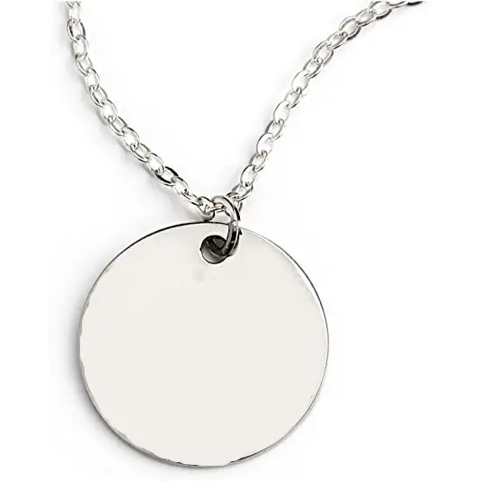 Personalized Pet Photo Disc Necklace Ladies Kitten Name Pendant Necklace Custom Animal Stainless Steel Necklace Jewelry Beyond Trends Hub