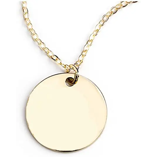 Personalized Pet Photo Disc Necklace Ladies Kitten Name Pendant Necklace Custom Animal Stainless Steel Necklace Jewelry Beyond Trends Hub