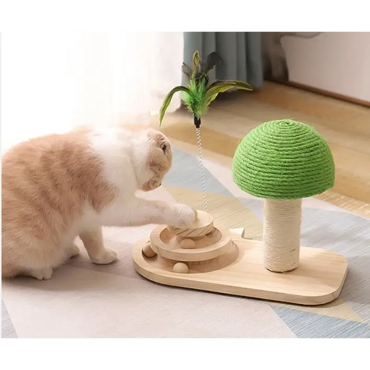Pet Cat Tree Toys Cat Scratch Post Pet Furniture Scratching Post Cats Claw Scratcher Double Sisal Balls Cat Accessories Beyond Trends Hub