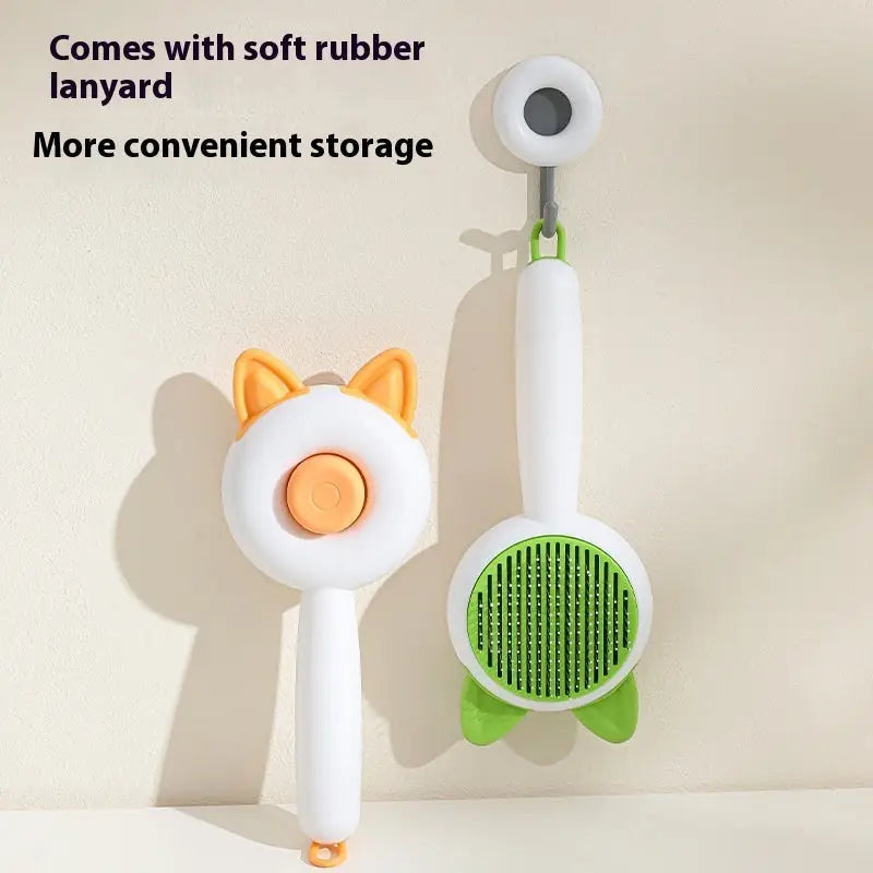 Pet Dog Brush Cat Comb Self Cleaning Pet Hair Remover Brush For Dogs Cats Grooming Tools Pets Dematting Comb Dogs Accessories Pet Products Beyond Trends Hub