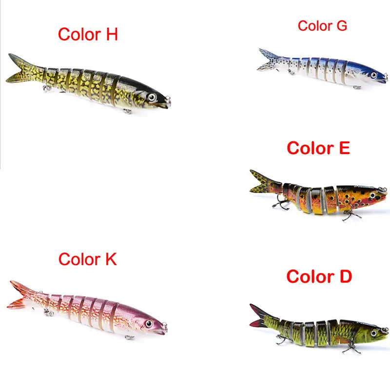 Pike Fishing Lures Artificial Multi Jointed Sections Hard Bait Trolling Pike Carp Fishing Tools Beyond Trends Hub