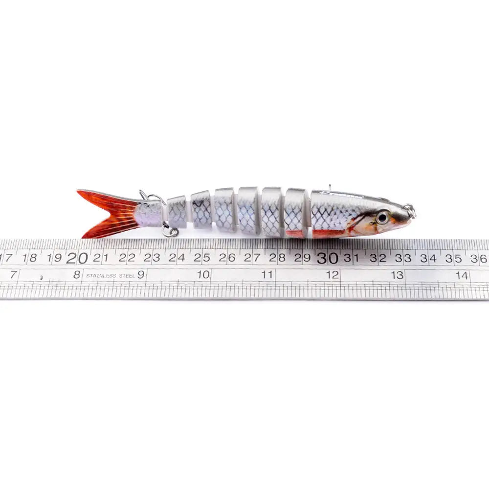 Pike Fishing Lures Artificial Multi Jointed Sections Hard Bait Trolling Pike Carp Fishing Tools Beyond Trends Hub