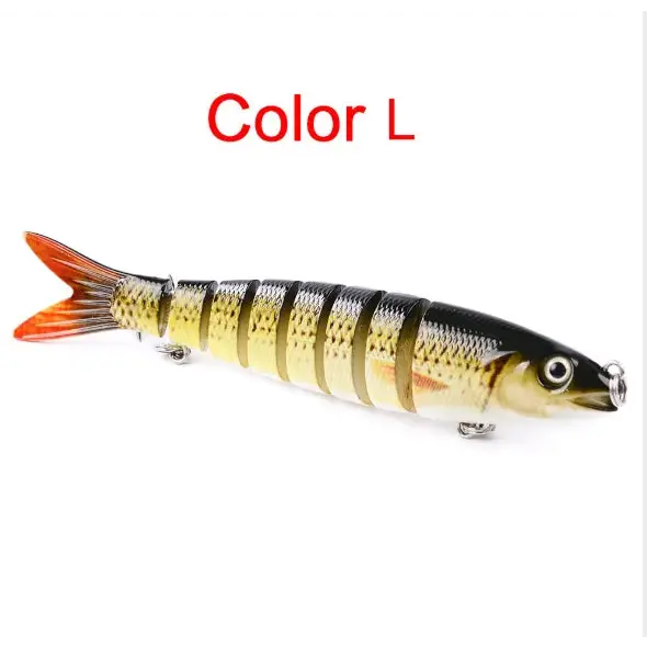 Pike Fishing Lures Artificial Multi Jointed Sections Hard Bait Trolling Pike Carp Fishing Tools Beyond Trends Hub