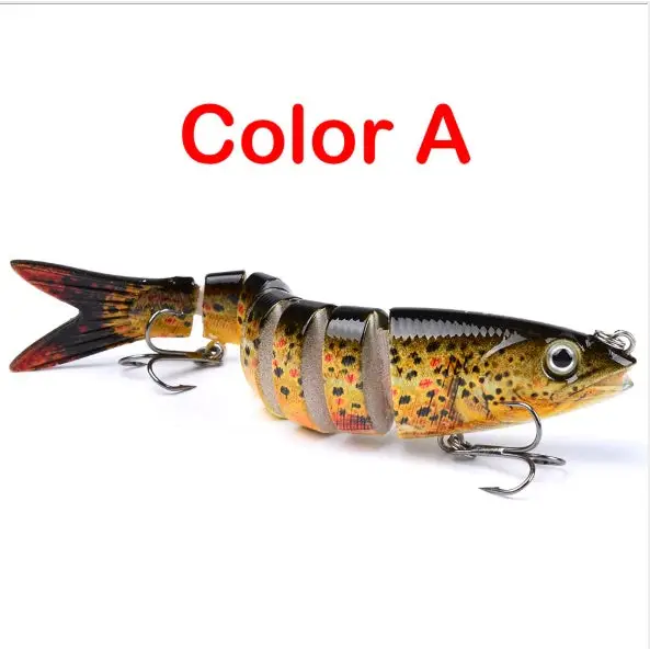 Pike Fishing Lures Artificial Multi Jointed Sections Hard Bait Trolling Pike Carp Fishing Tools Beyond Trends Hub