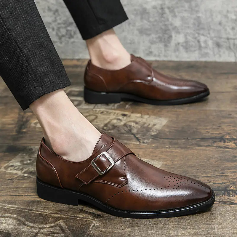 Plus Size Autumn Leisure Men's Breathable Leather Shoes Beyond Trends Hub