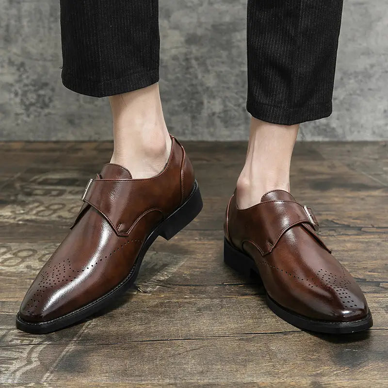 Plus Size Autumn Leisure Men's Breathable Leather Shoes Beyond Trends Hub