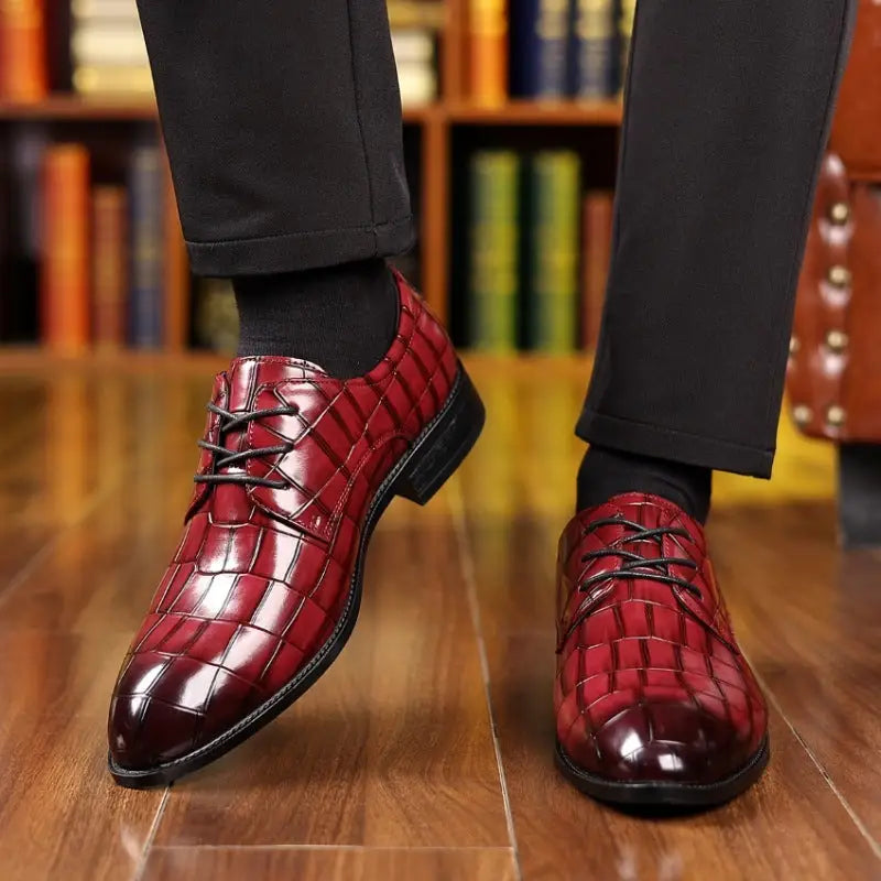 Plus Size Leather Shoes Men's Casual Breathable Beyond Trends Hub