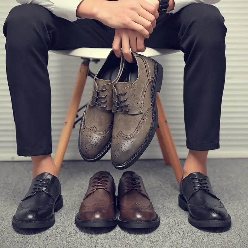 Plus Size Men's Leather Shoes Beyond Trends Hub