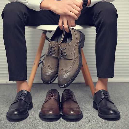 Plus Size Men's Leather Shoes Beyond Trends Hub