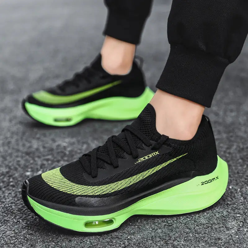 Plus Size Outdoor Sports Running Shoes Men’s Summer - T2000 Black Green / 36