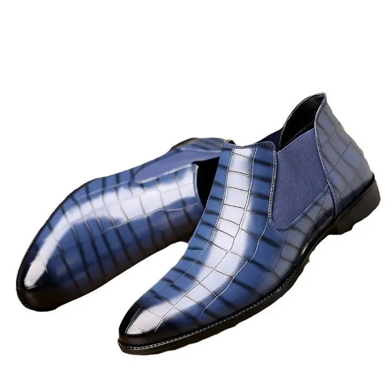 Plus Size Pointed British Style Martin Boots Men's Shoes Beyond Trends Hub
