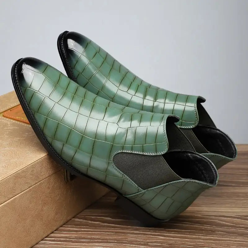 Plus Size Pointed British Style Martin Boots Men's Shoes Beyond Trends Hub