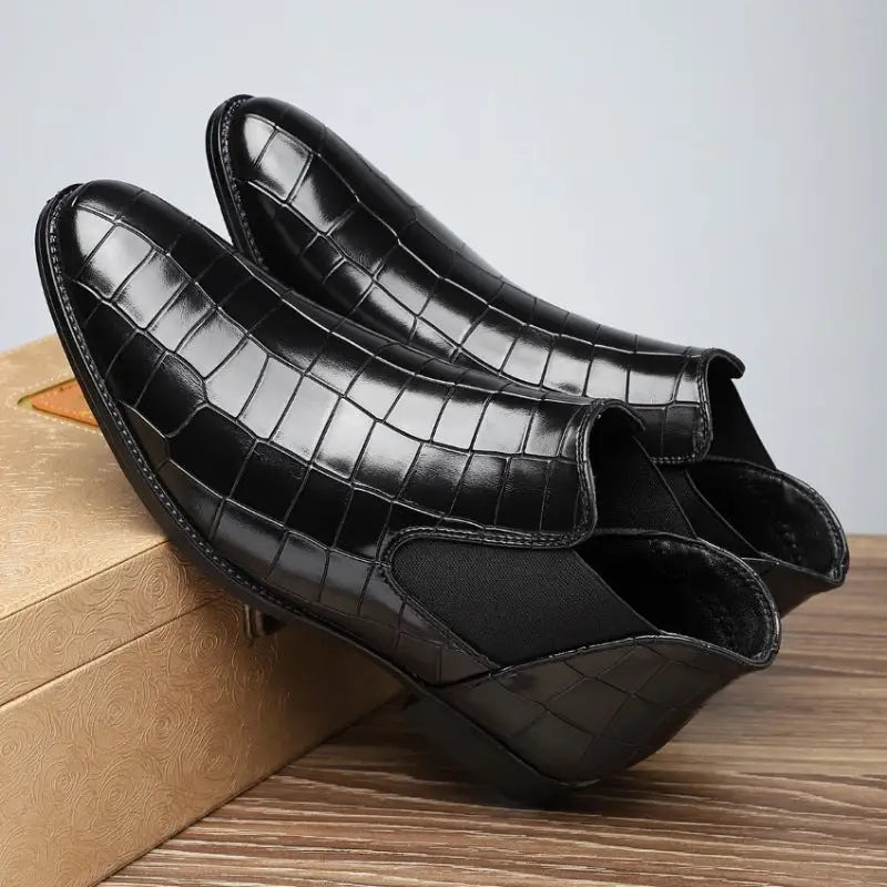 Plus Size Pointed British Style Martin Boots Men's Shoes Beyond Trends Hub