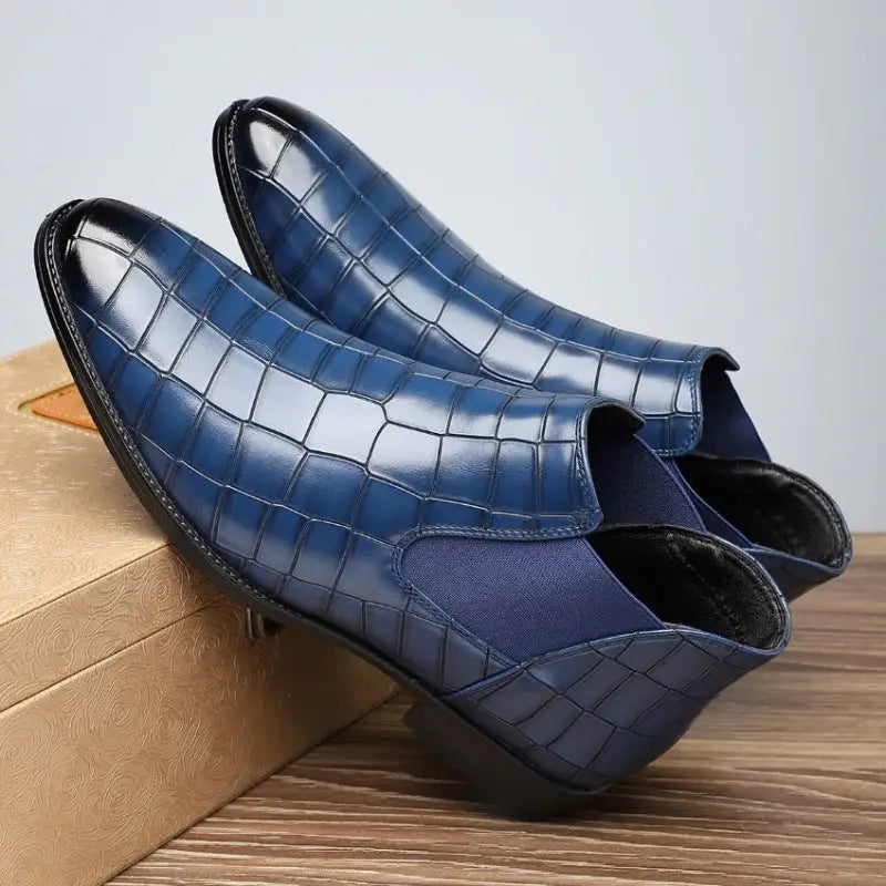 Plus Size Pointed British Style Martin Boots Men's Shoes Beyond Trends Hub