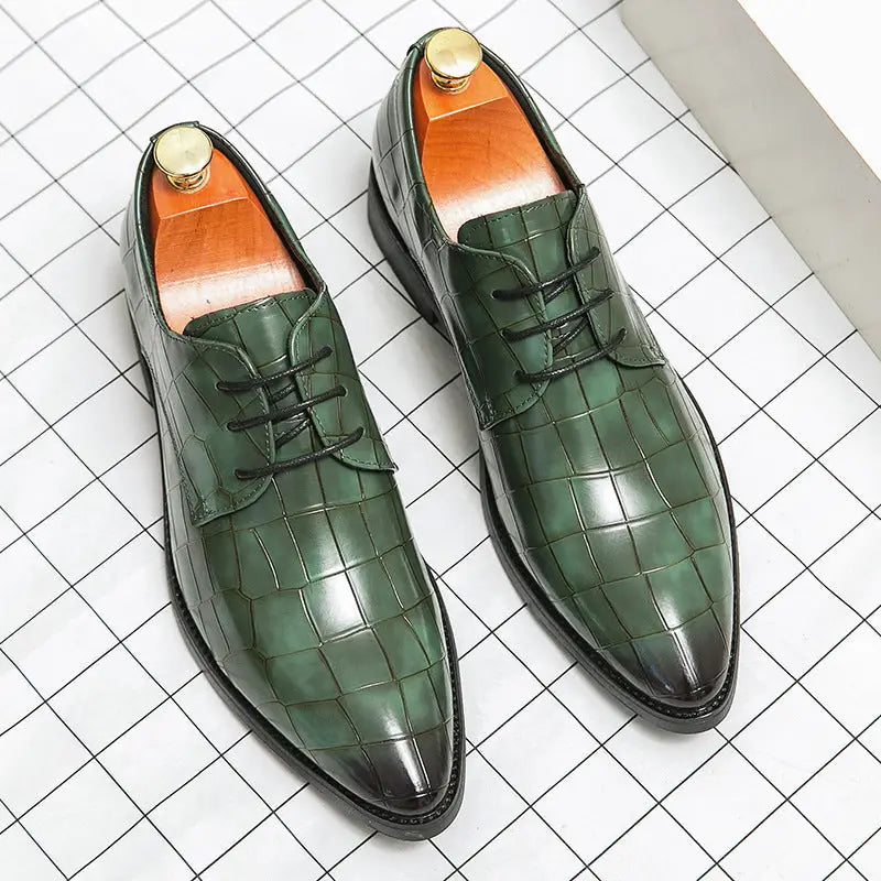 Plus Size Pointed Leather Shoes Fashion Men Beyond Trends Hub