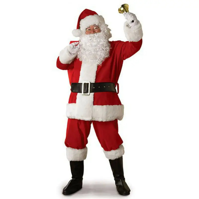 Plus Size Santa Claus Costume For Adults Men Women Christmas Carnival Cosplay Red Plus Size Suit Fancy Costumes Beyond Trends Hub