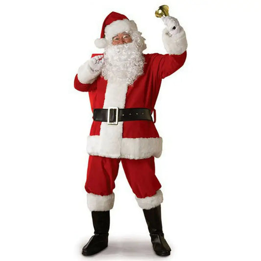 Plus Size Santa Claus Costume For Adults Men Women Christmas Carnival Cosplay Red Plus Size Suit Fancy Costumes Beyond Trends Hub