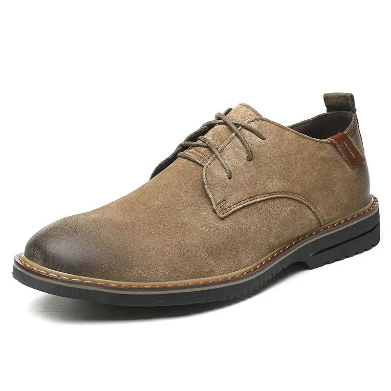 Plus Size Spring New Men’s Casual Leather Shoes