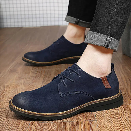 Plus Size Spring New Men’s Casual Leather Shoes - Its / 38