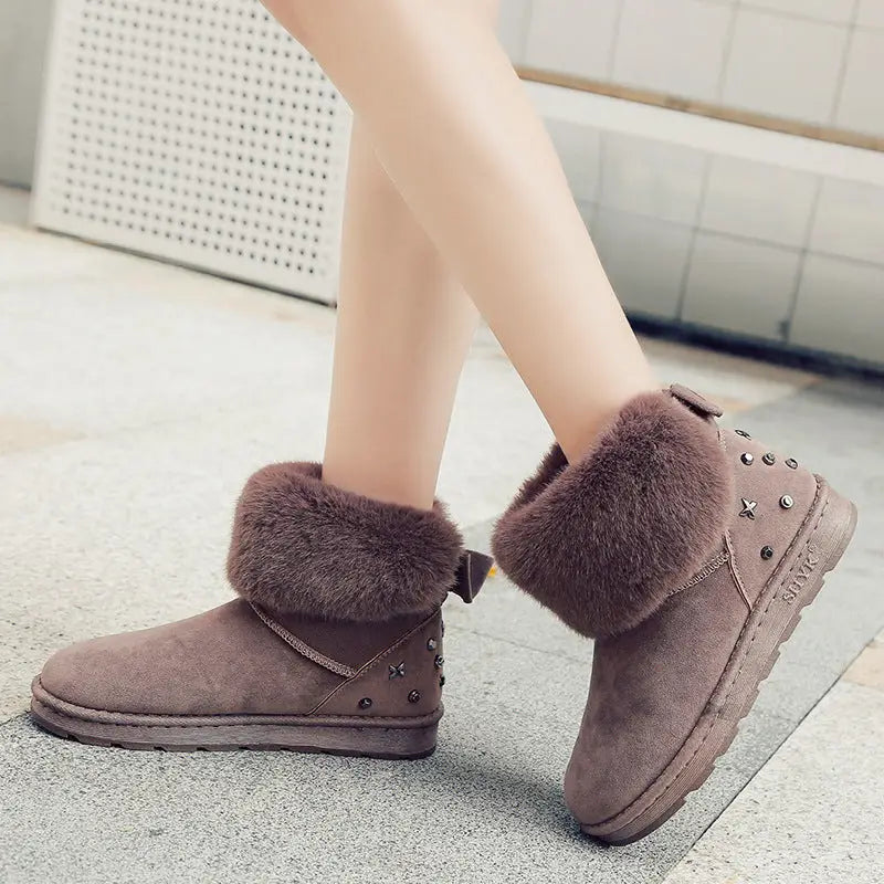 Plush boots snow cotton shoes Beyond Trends Hub