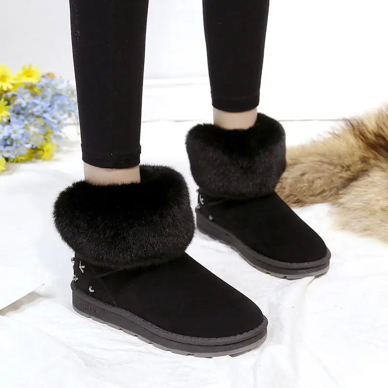 Plush boots snow cotton shoes Beyond Trends Hub
