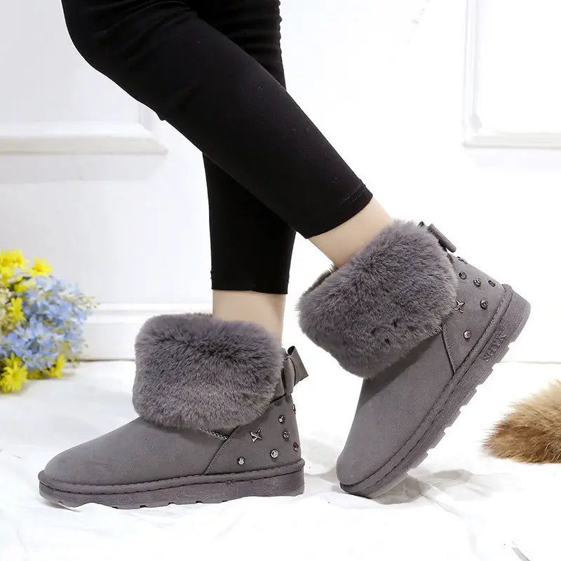 Plush boots snow cotton shoes Beyond Trends Hub