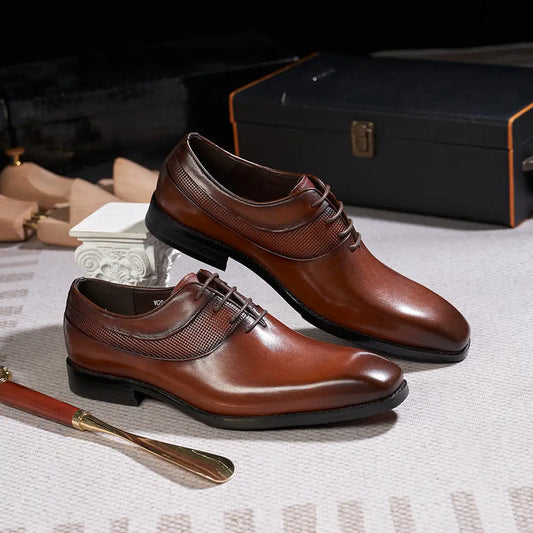 Pointed Toe Business Formal Wear Leather Shoes Beyond Trends Hub