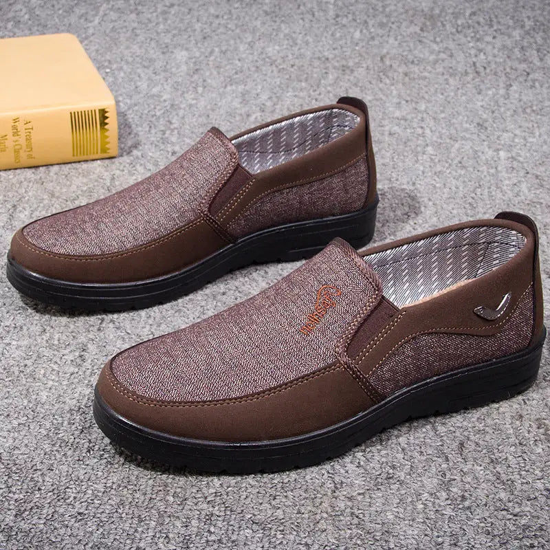 Polyurethane Old Beijing Cloth Shoes Plus Size Men - 931 Brown / 38