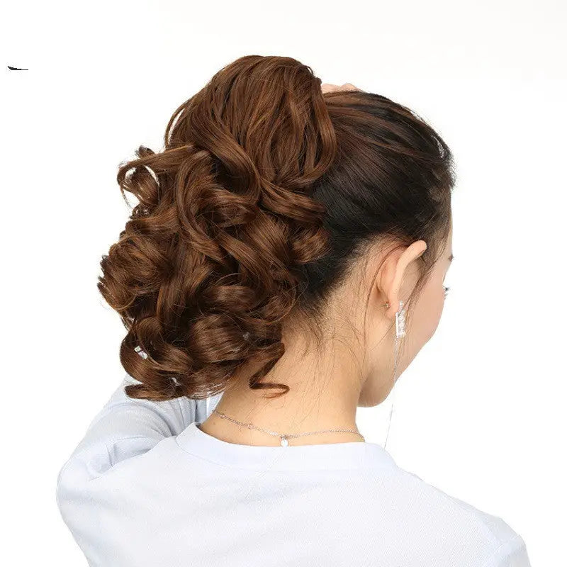 Ponytail Wig Women Short Wig Ponytail Curly Ponytail Short Pear Claw Clip Wig Ponytail - Beyond Trends Hub 