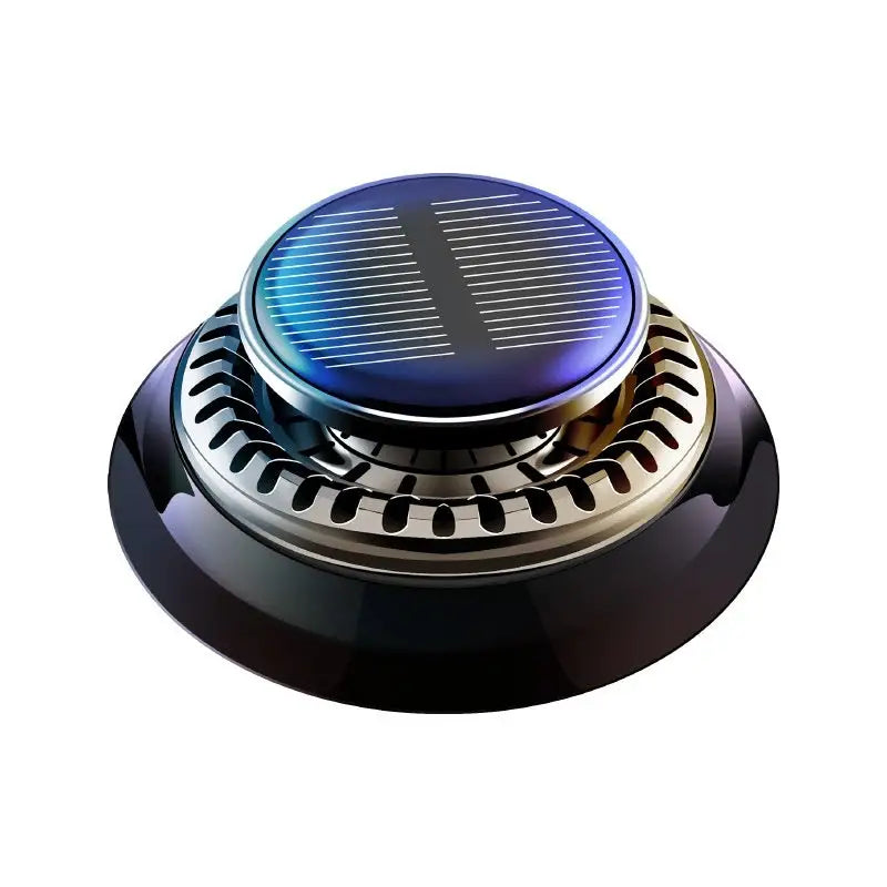 Portable Kinetic Car Air Freshener Solar Powered Double Ring Rotating Air Cleaner Perfume Fragrance Diffuser Beyond Trends Hub