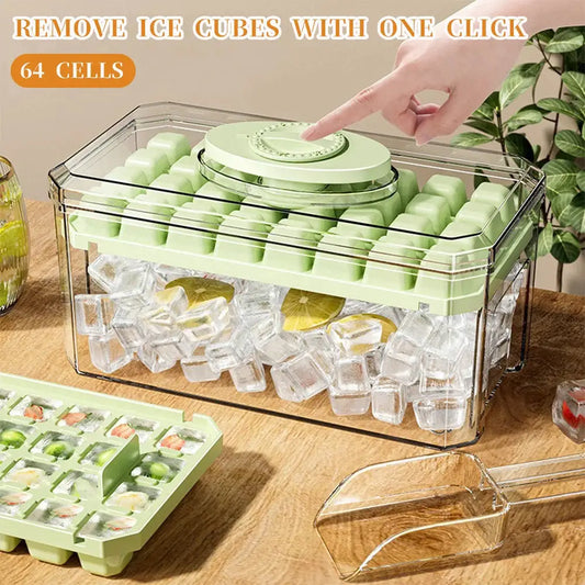 PP Material Ice Mould Quick Demould Ice Cube Tray Creative Party Bar Kitchen Freezer Cooling Drink Ice Box Silicone Molds Kitchen Gadgets Beyond Trends Hub